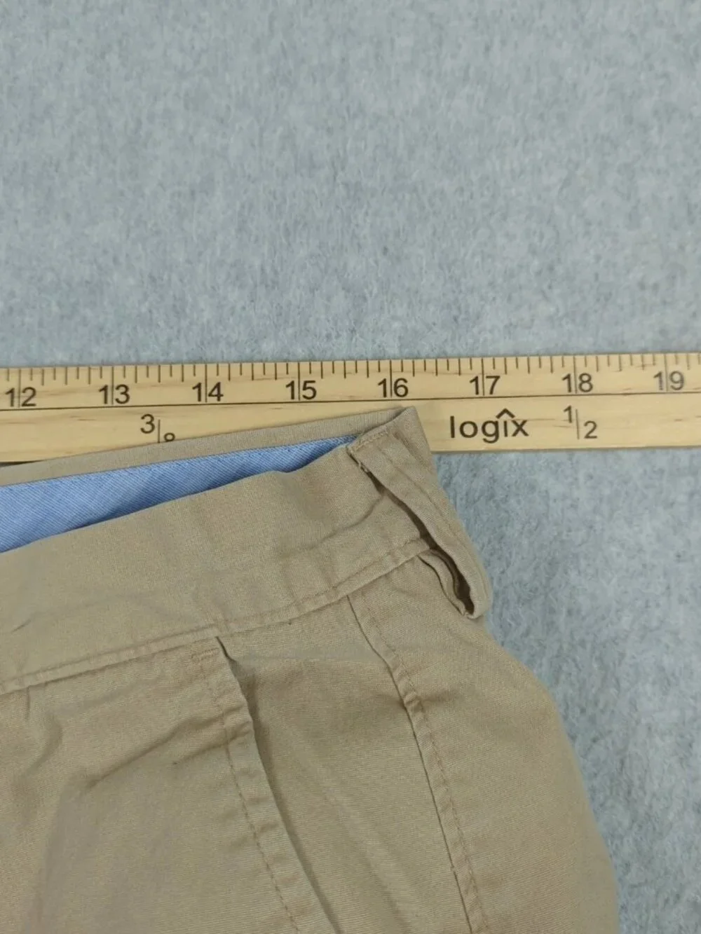 J Crew Shorts Mens 33 (Actual 32) Tan Rivington Flat Front chino Pockets Casual
